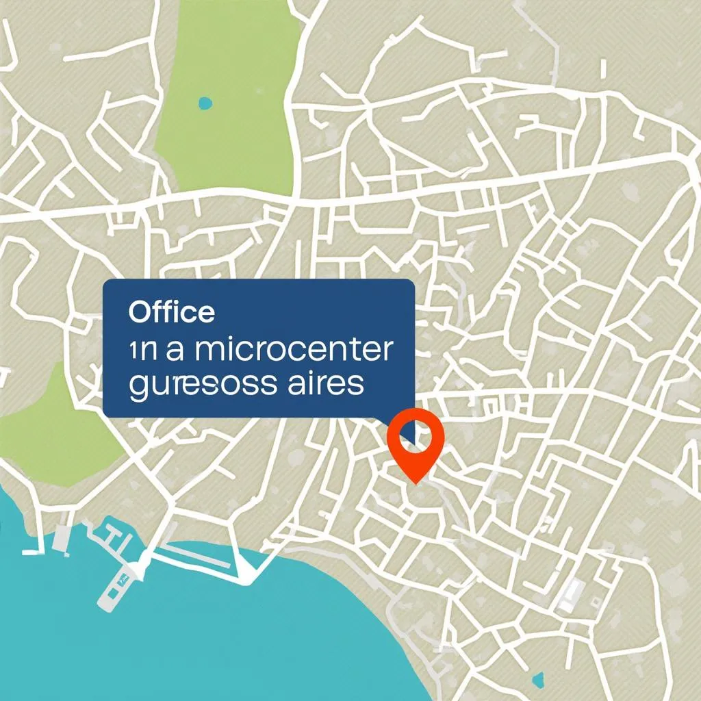 Mapa de ubicación de la oficina en Buenos Aires
